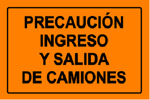 Entrada y salida de camiones